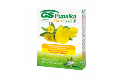 GS Pupalka Forte s vitaminem E 30 cps